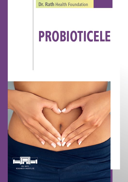 Broșura "Probioticele" prezintă importanţa microbiotei intestinale pentru sănătatea întregului organism, efecte preventive și terapeutice.
